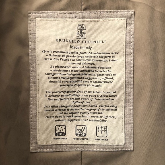 SOLD - Brunello Cucinelli Puffer Gilet Vest - Picture 5 of 7